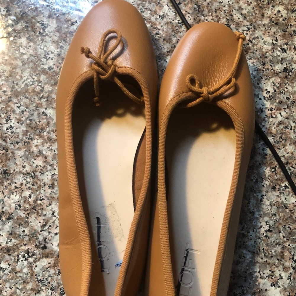 Leather slippers